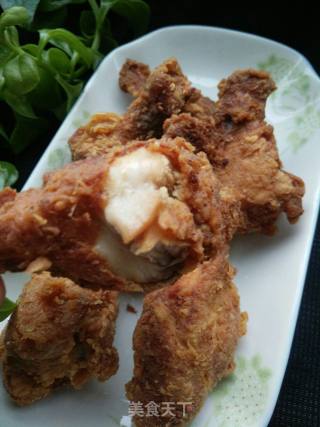 酥脆炸鸡翅的做法步骤：16