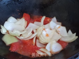 洋葱西红柿的做法步骤：6