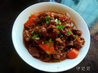 家常菜一一胡萝卜烧牛腩的做法步骤：10