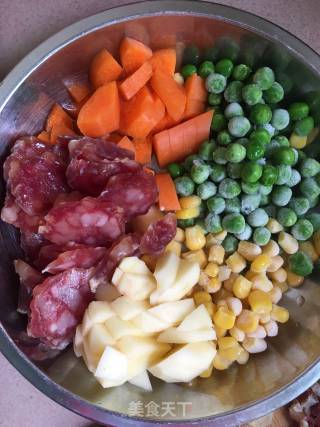 抖音网红饭的做法步骤：1