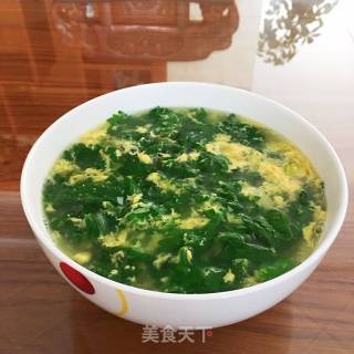 芹菜叶蛋花汤的做法步骤：9