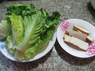 香干炒生菜的做法步骤：1