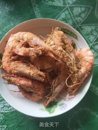 椒盐虾的做法步骤：5