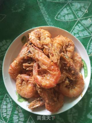 椒盐虾的做法步骤：7