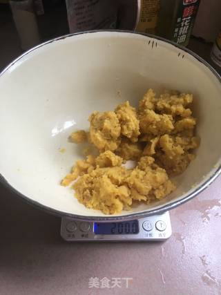 红薯味芝士圆子黑芝麻圆子的做法步骤：7