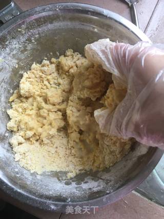 红薯味芝士圆子黑芝麻圆子的做法步骤：11