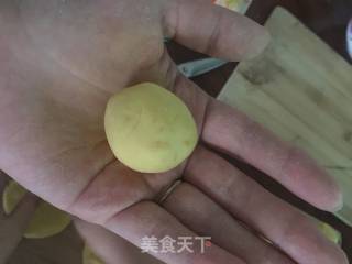 红薯味芝士圆子黑芝麻圆子的做法步骤：21