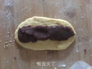 红薯味豆沙餐包的做法步骤：21