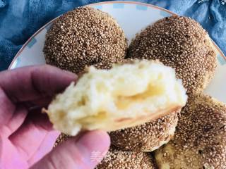 发面芝麻糖饼的做法步骤：12