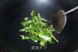 #快手小炒菜#青椒炒西瓜皮的做法步骤：4