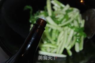 #快手小炒菜#青椒炒西瓜皮的做法步骤：7