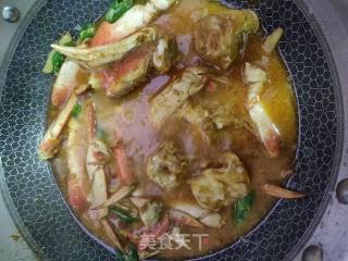 咖喱珍宝蟹（太子蟹）的做法步骤：9