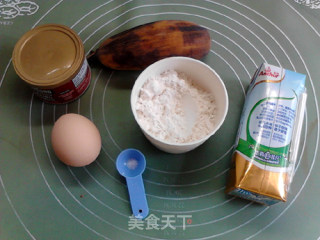 无油香蕉松饼的做法步骤：1