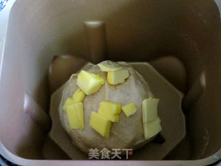 香甜迷你滴【黄豆粉蜜豆方包】的做法步骤：2