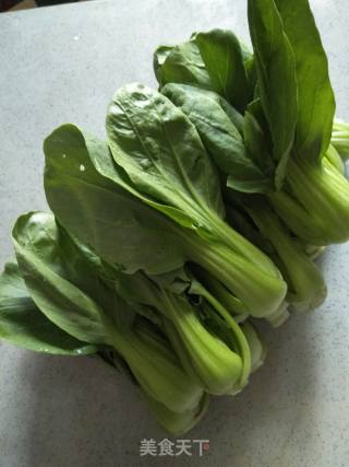 杏鲍菇炒油菜的做法步骤：1