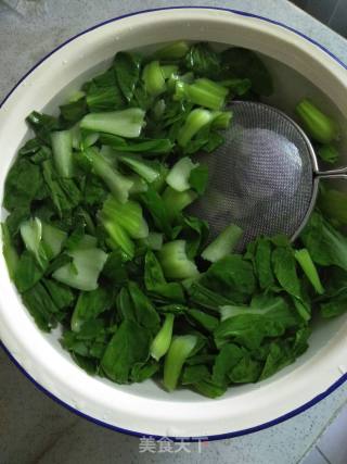杏鲍菇炒油菜的做法步骤：4