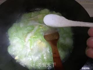 丝瓜煮荷包蛋的做法步骤：10