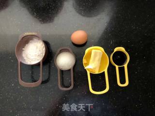 蝶豆花玛德琳的做法步骤：1