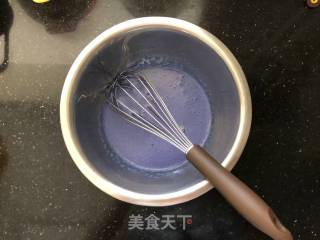 蝶豆花玛德琳的做法步骤：4