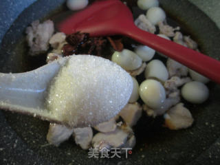 鹌鹑蛋烧兔肉的做法步骤：6