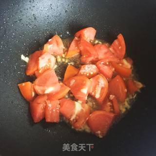 番茄炒丝瓜的做法步骤：5
