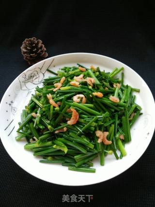 海米炒韭苔的做法步骤：9