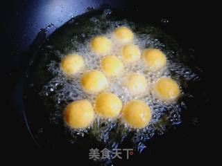 红薯糯米球的做法步骤：7