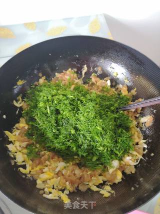 饺子好吃????双色茴香鸡肉馅的做法步骤：8