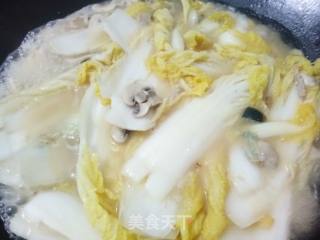 上汤娃娃菜的做法步骤：4
