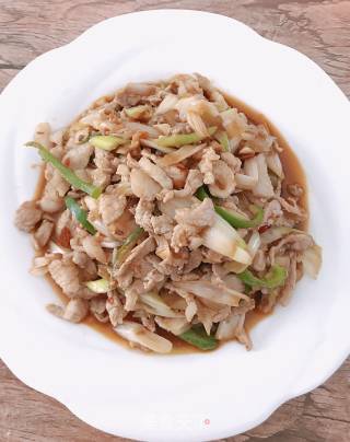 大葱炒肉的做法步骤：6