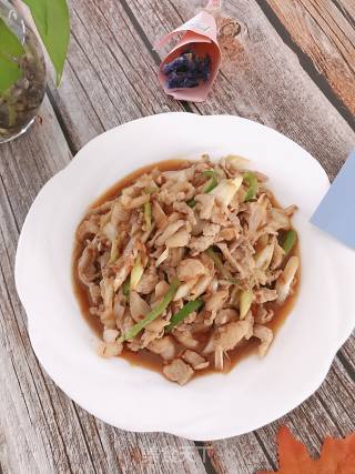 大葱炒肉的做法步骤：8