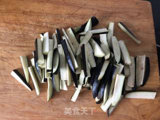 豆豉蒜香茄子的做法步骤：1