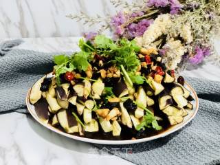豆豉蒜香茄子的做法步骤：8