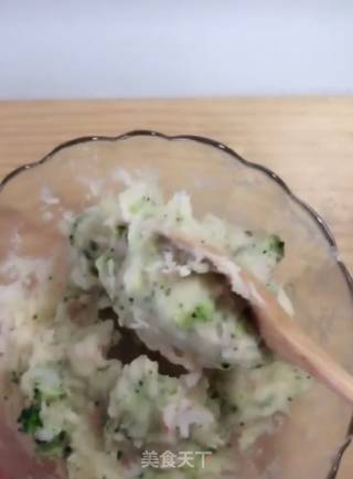 鲜虾薯泥饼的做法步骤：8