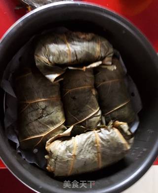 荷叶包饭的做法步骤：10