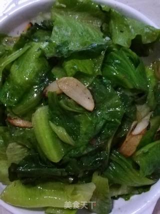 蒜香生菜的做法步骤：7