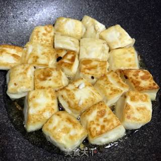 香煎豆腐的做法步骤：3
