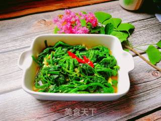 快手小炒菜:蒜蓉南瓜藤的做法步骤：8