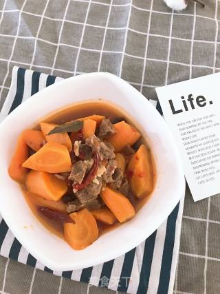 胡萝卜烧牛肉的做法步骤：11