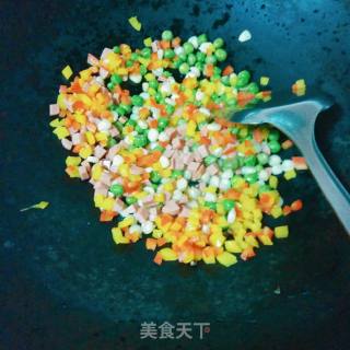 五彩丁的做法步骤：15