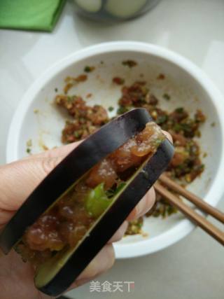 炸茄盒的做法步骤：6
