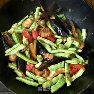 茄子炖豆角的做法步骤：6