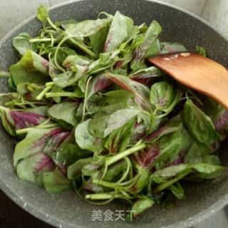 炝炒苋菜的做法步骤：6