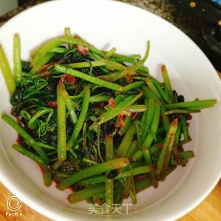 炝炒苋菜的做法步骤：8