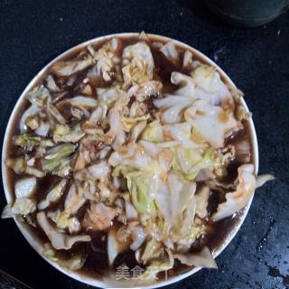 家常炒洋白菜的做法步骤：5