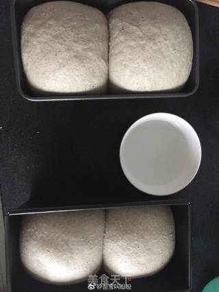 全麦黑芝麻吐司（不用揉出手膜的咸味吐司）的做法步骤：2