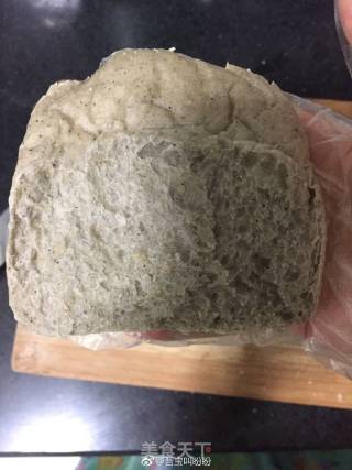 全麦黑芝麻吐司（不用揉出手膜的咸味吐司）的做法步骤：6