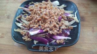肉末手撕茄子的做法步骤：8