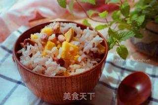 花生红薯焖饭的做法步骤：7