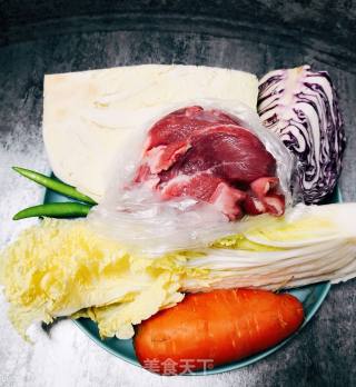 羊肉蔬菜香炒面的做法步骤：1